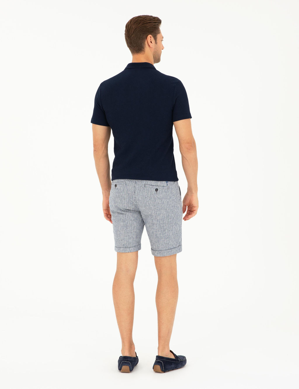 A__k Lacivert Slim Fit Dokuma _ort - Pierre cardin фото 4