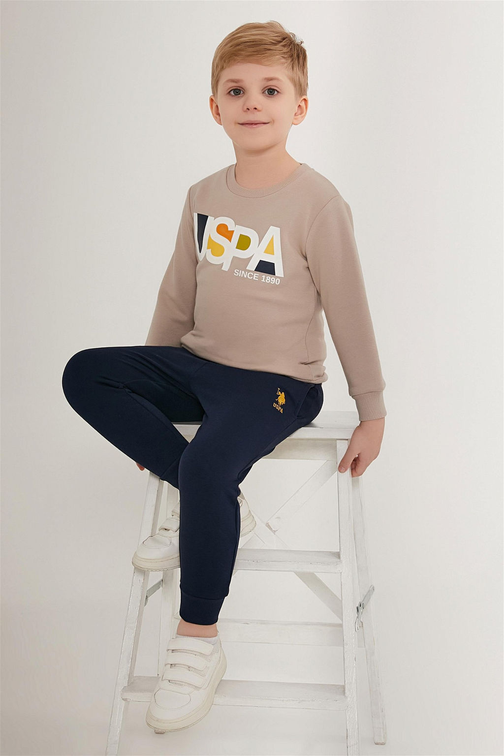 U. S. Polo Assn Пижамный комплект песочного цвета для мальчика - U.s. polo assn фото 6