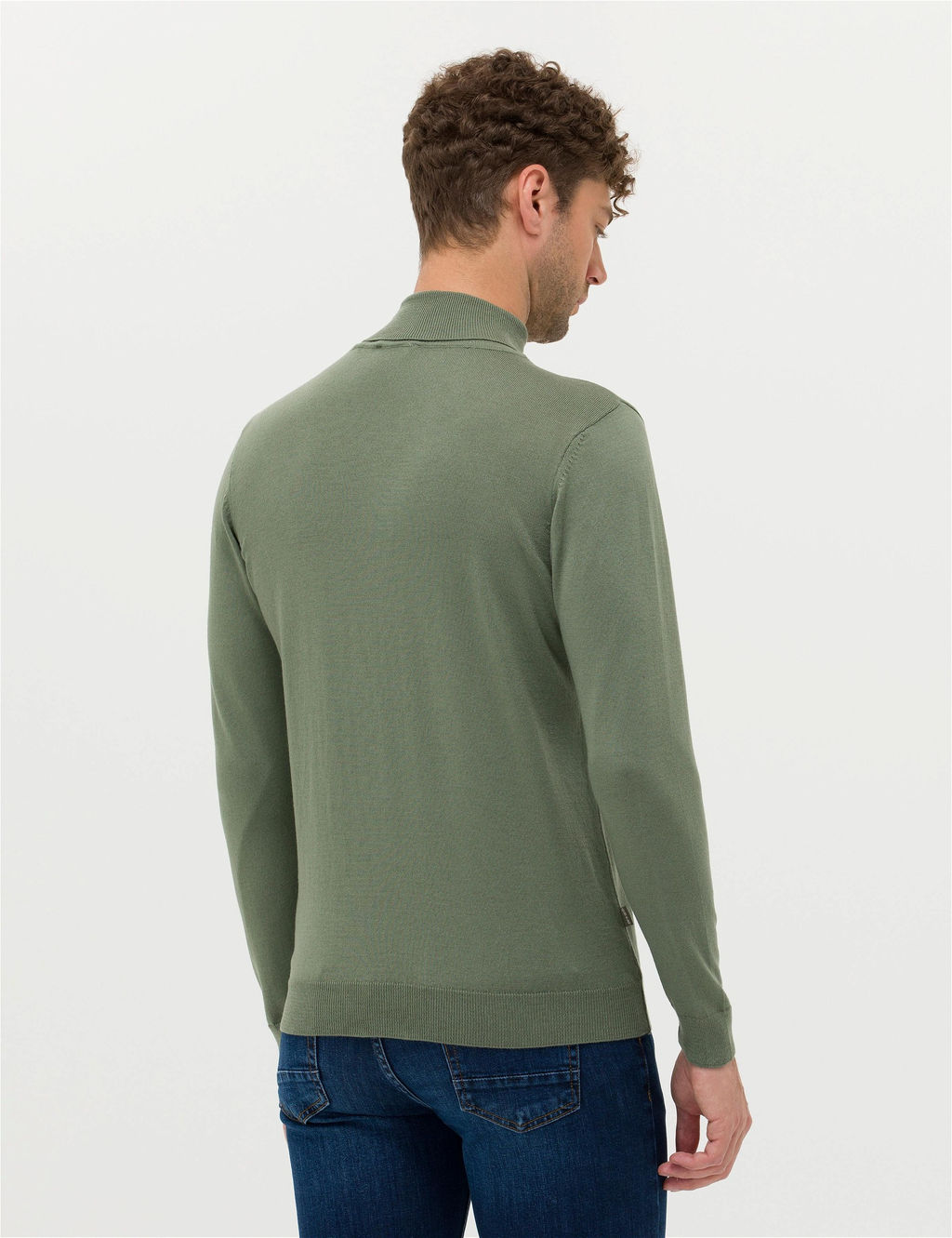 Duman Slim Fit Bal_k__ Yaka Basic Triko Kazak