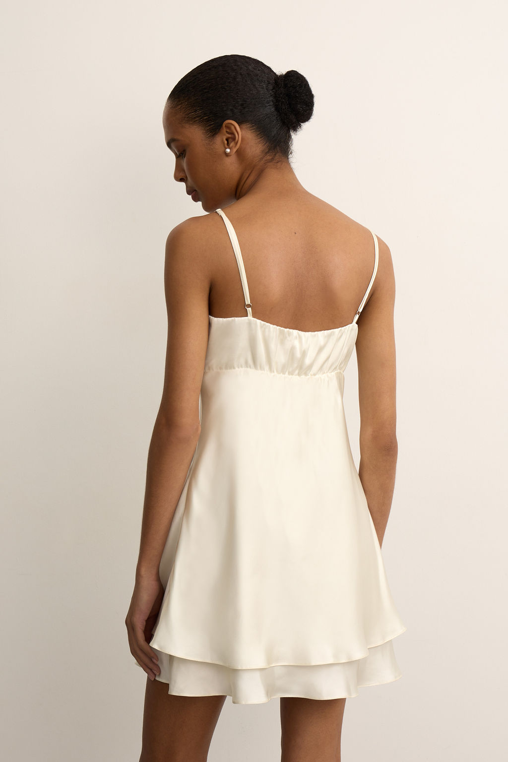 Платье из сатина с декоративным лифом - Mollis фото 5