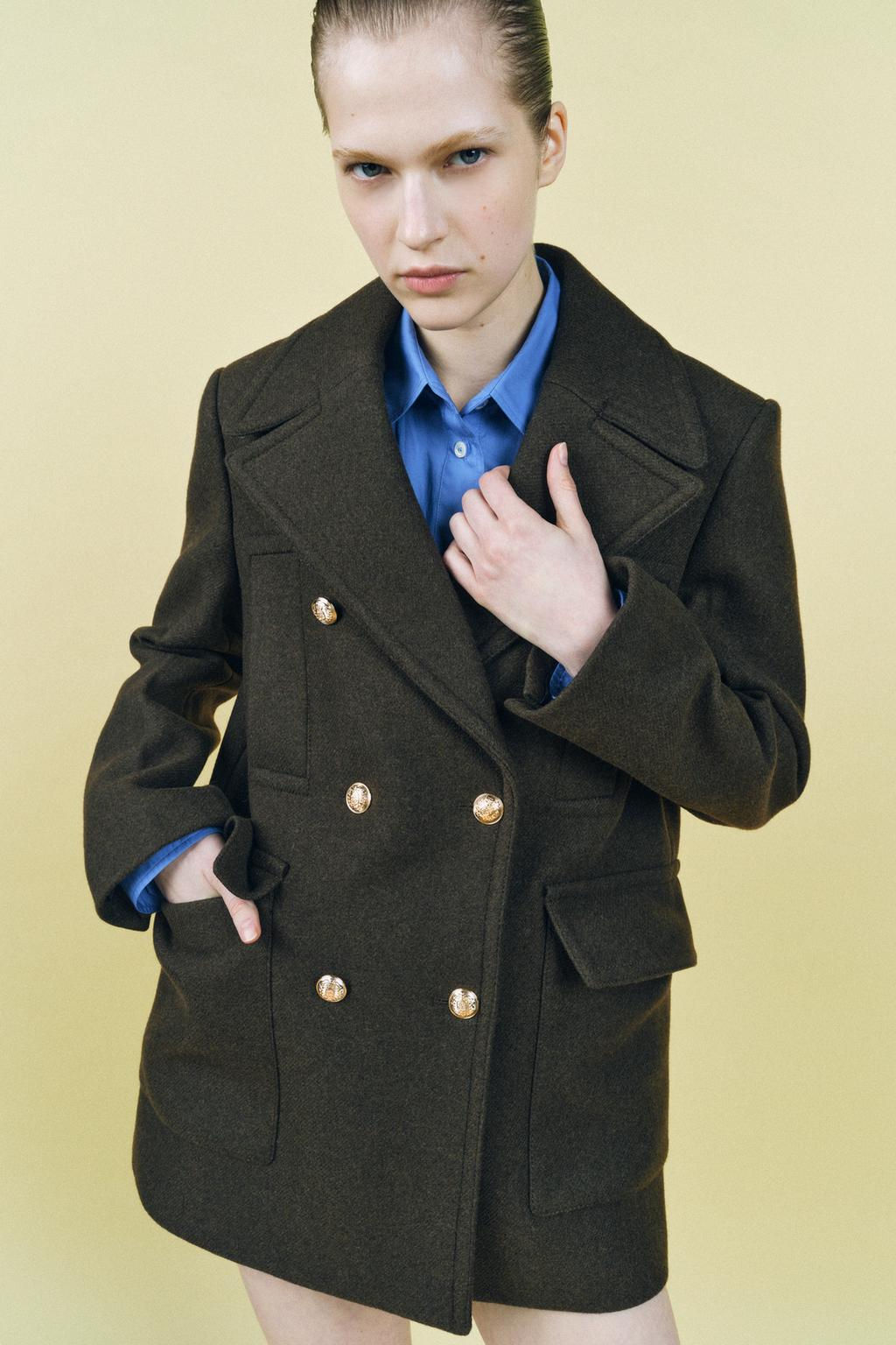ZW COLLECTION WOOL BLEND COAT