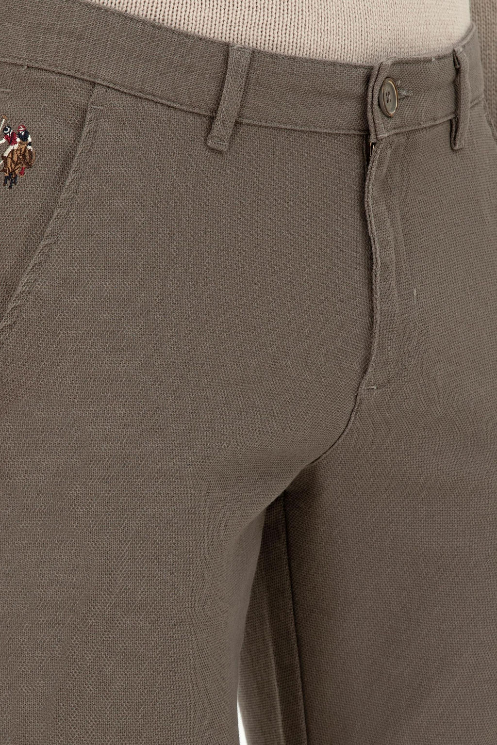 Мужские брюки чинос из норковой парусины - U.s. polo assn фото 5