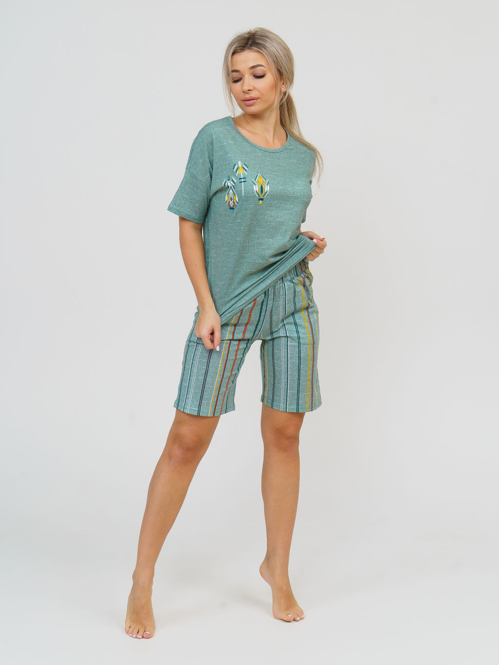 856 Пижама "Зеленый"