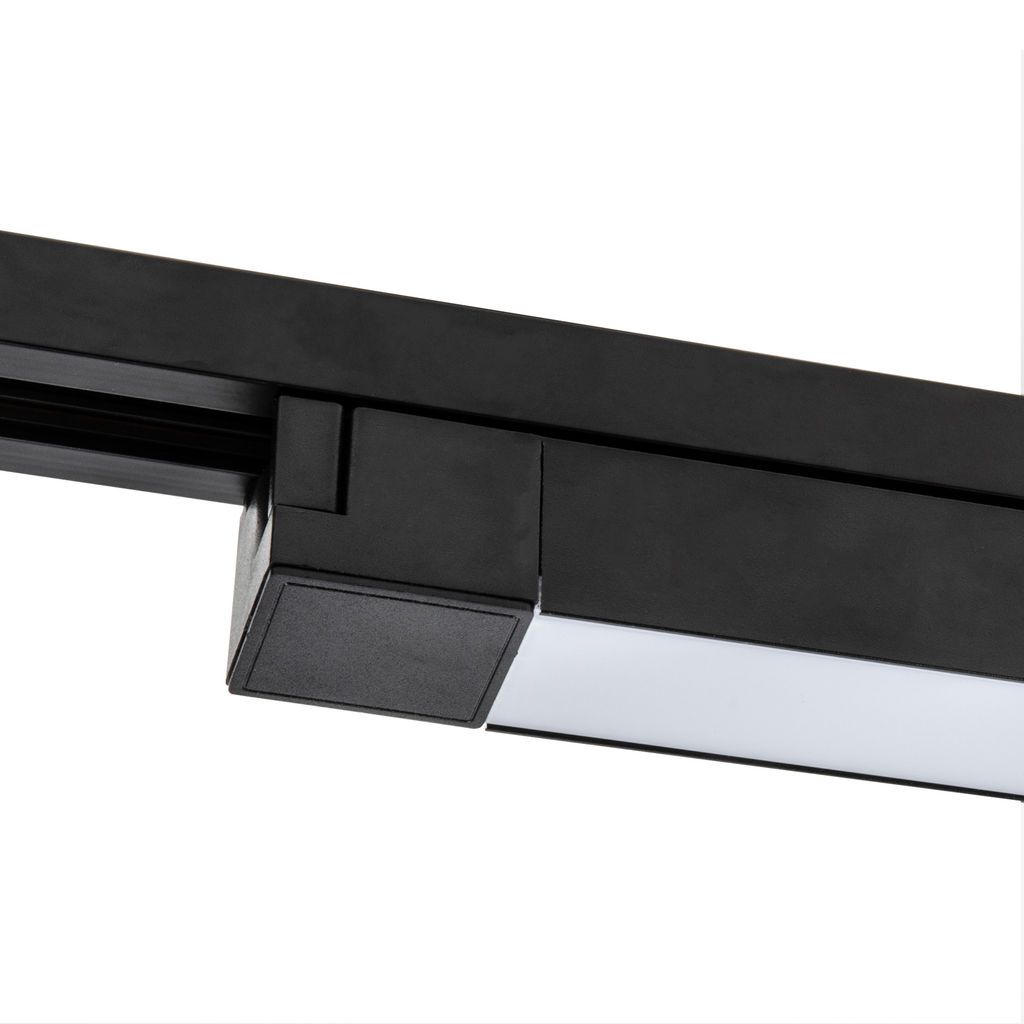 ULB-Q281 30W/4000K BLACK Светильник-прожектор светодиодный трековый. Линейный. 2500 Лм. Белый свет (4000К). Корпус черный. ТМ Volpe