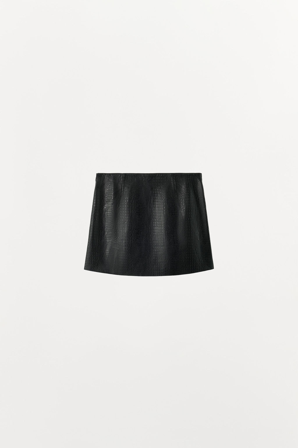 100% LEATHER MINI SKIRT - Zara фото 9