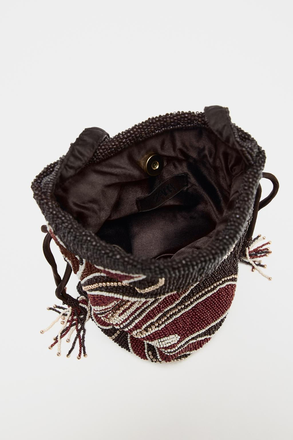 MINI FLORAL BUCKET BAG - Zara фото 6