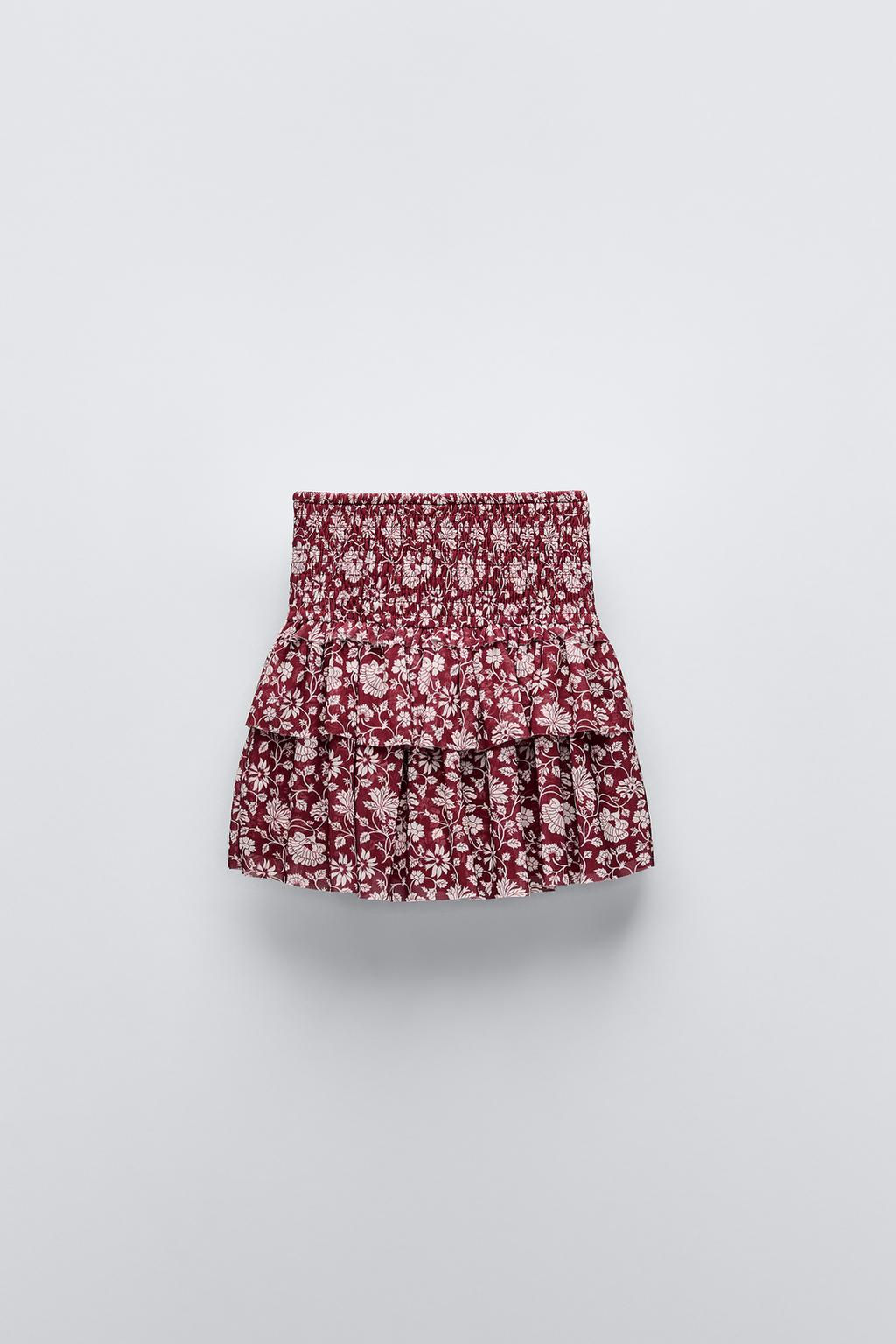 PRINTED TULLE SKIRT - Zara фото 7