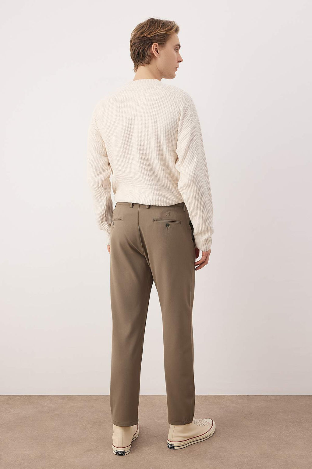 Vizon Erkek Dokuma Kumas Pantolon TMNAW26PL00030 - Trendyolmilla фото 12