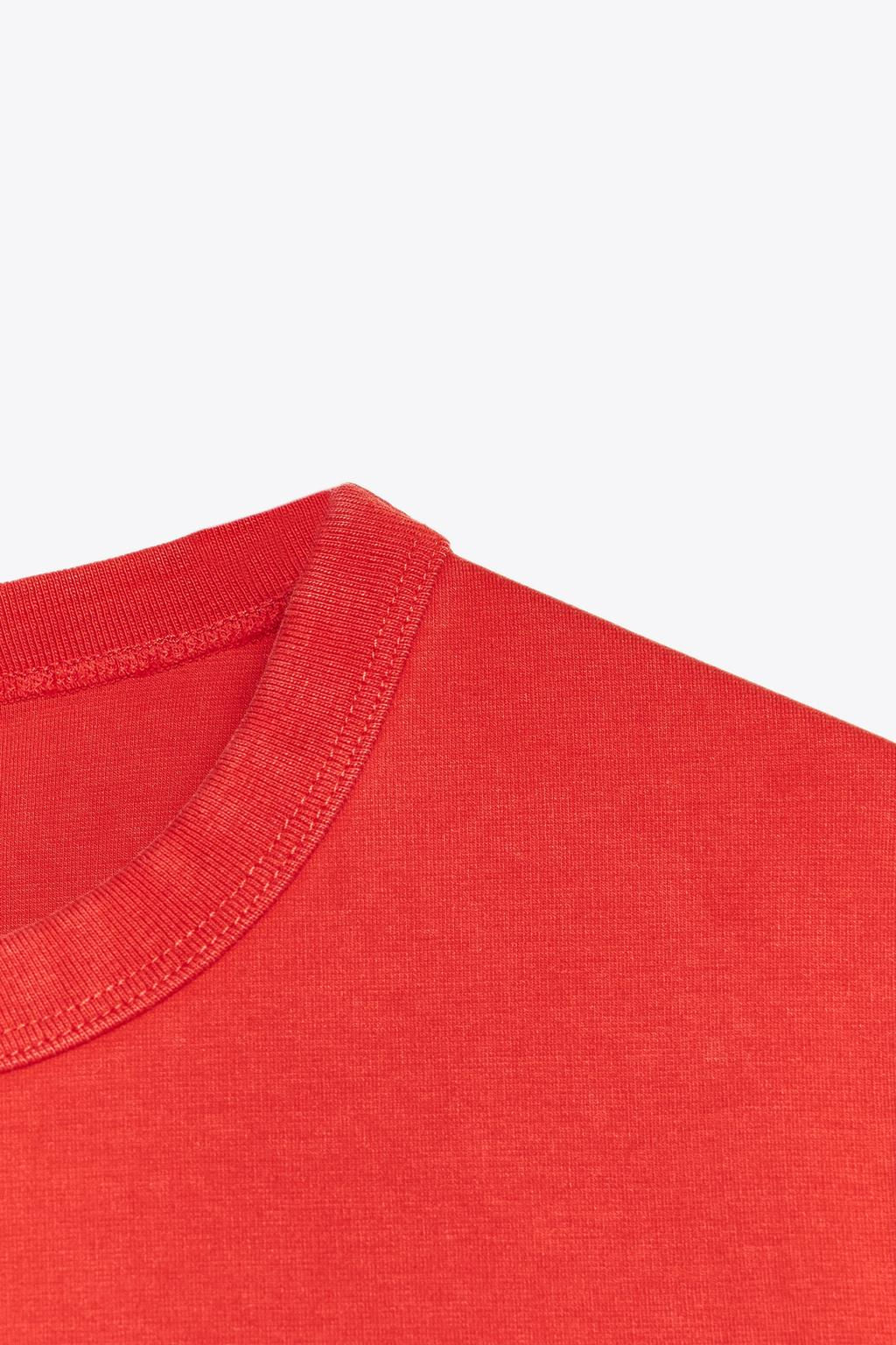 SHORT SLEEVE INTERLOCK T-SHIRT - Zara фото 31