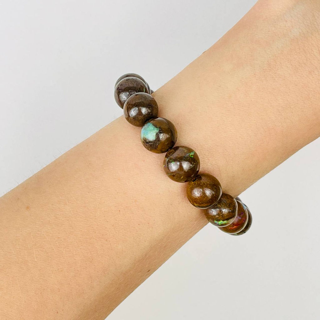 Браслет из древесного Опала 18,5 см