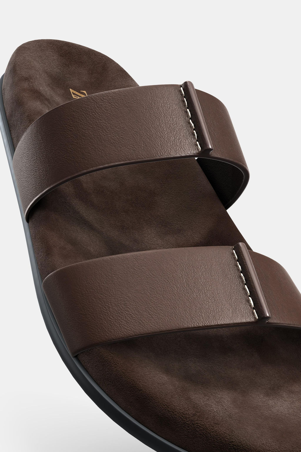 DOUBLE STRAP LEATHER SANDALS - Zara фото 12