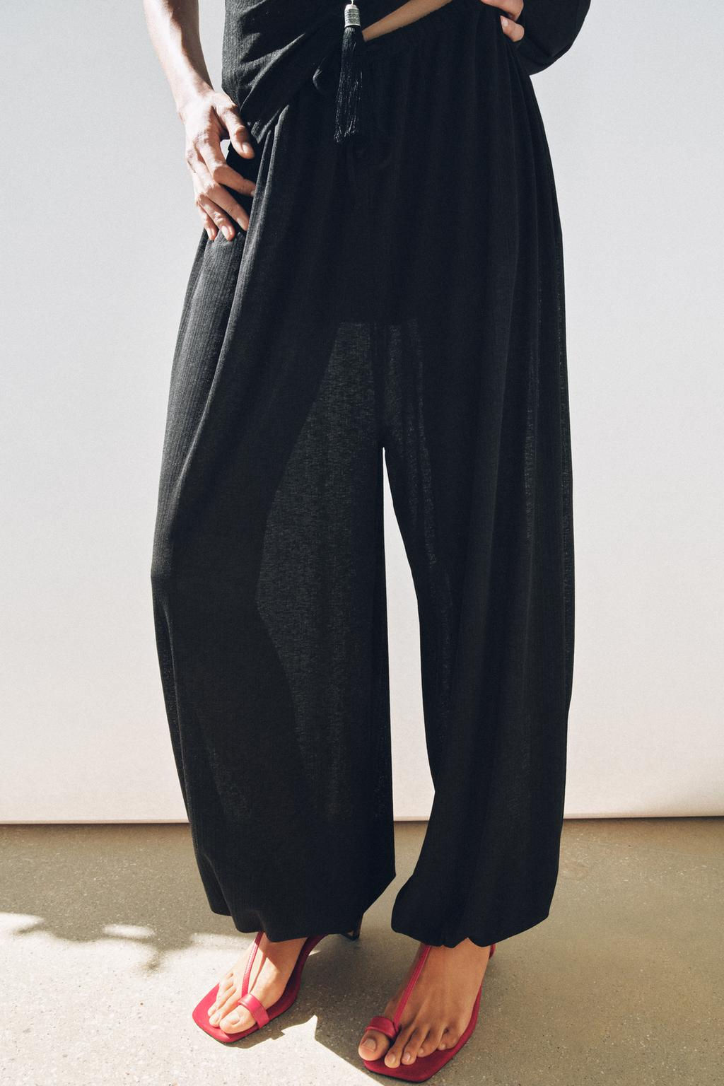 FLOWING BALLOON TROUSERS - Zara фото 2