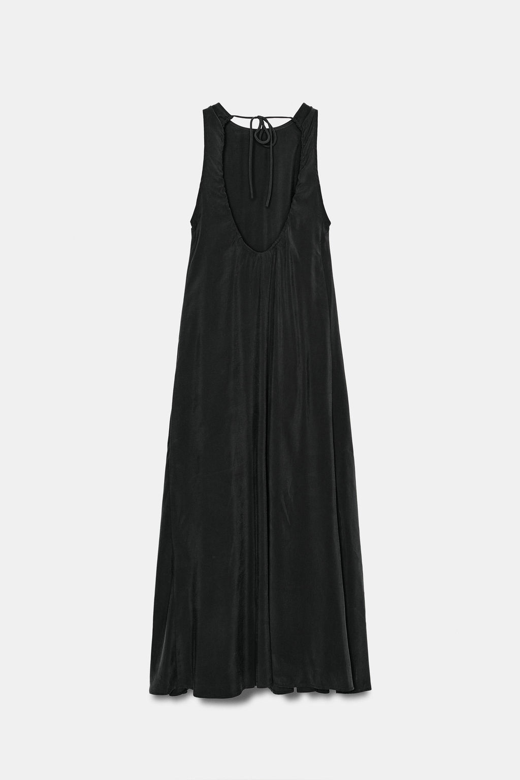 VESTIDO MIDI FLUIDO / Negro - Zara фото 6