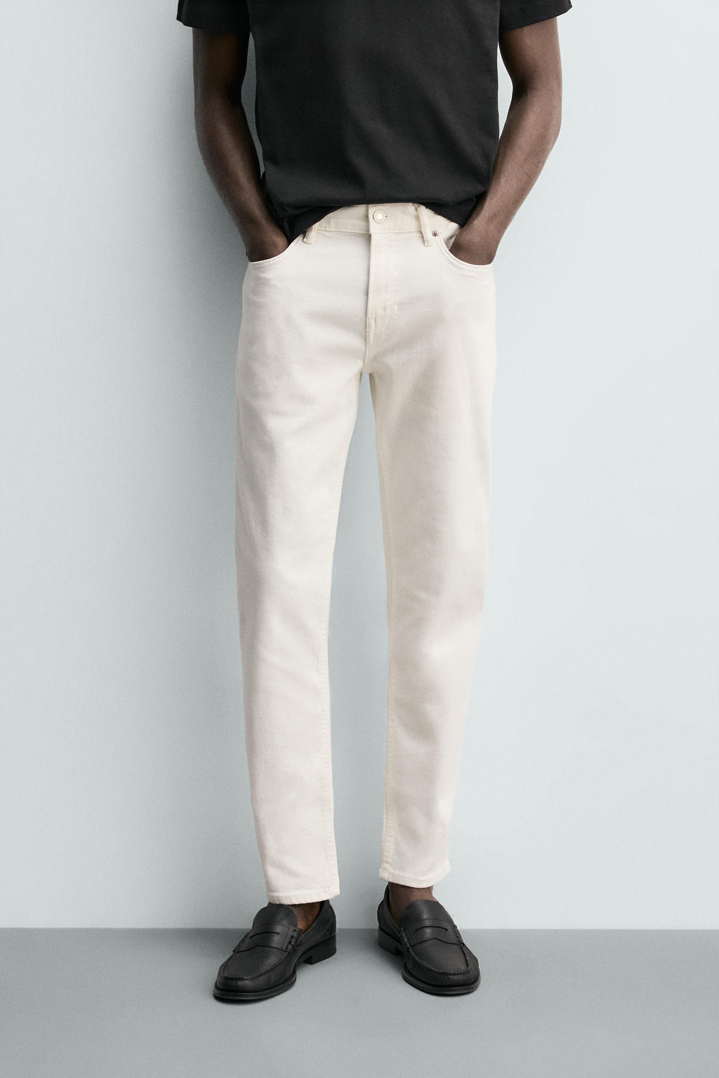JEANS SLIM FIT B?SICO / Blanco