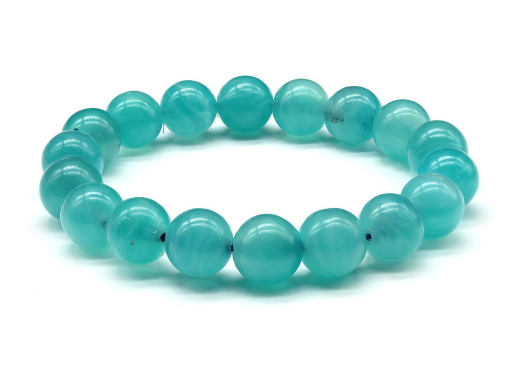 Браслет из Амазонита шарик 12мм, 36,2г