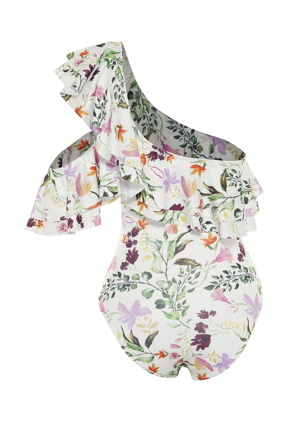 Cicek Desenli Tek Omuz Volanl? Normal Paca Mayo TBESS23MA00027