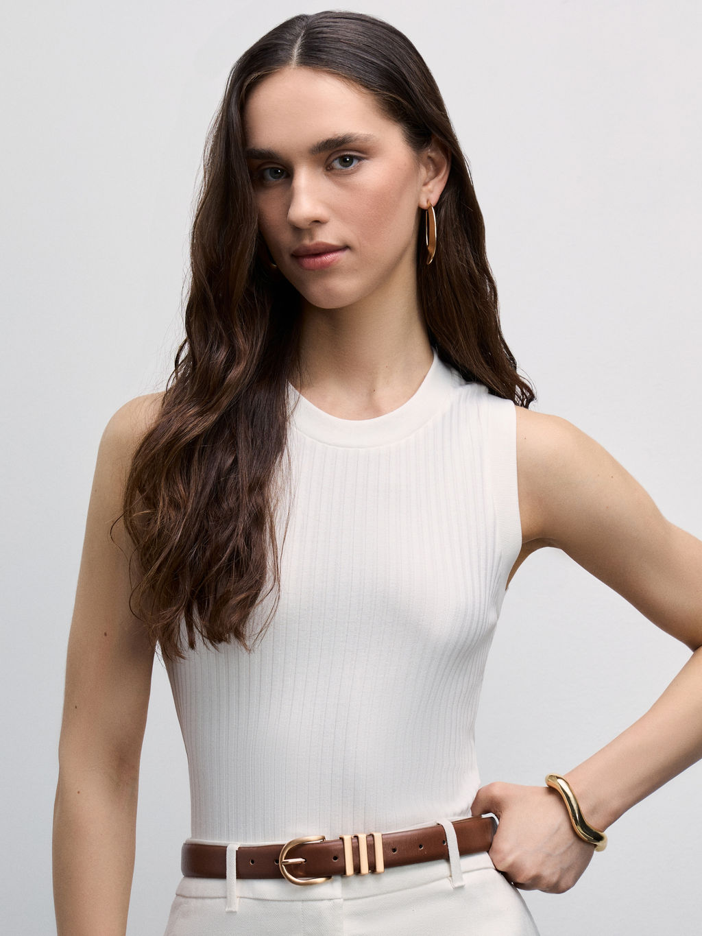 Топ в рубчик / Zarina  фото 7