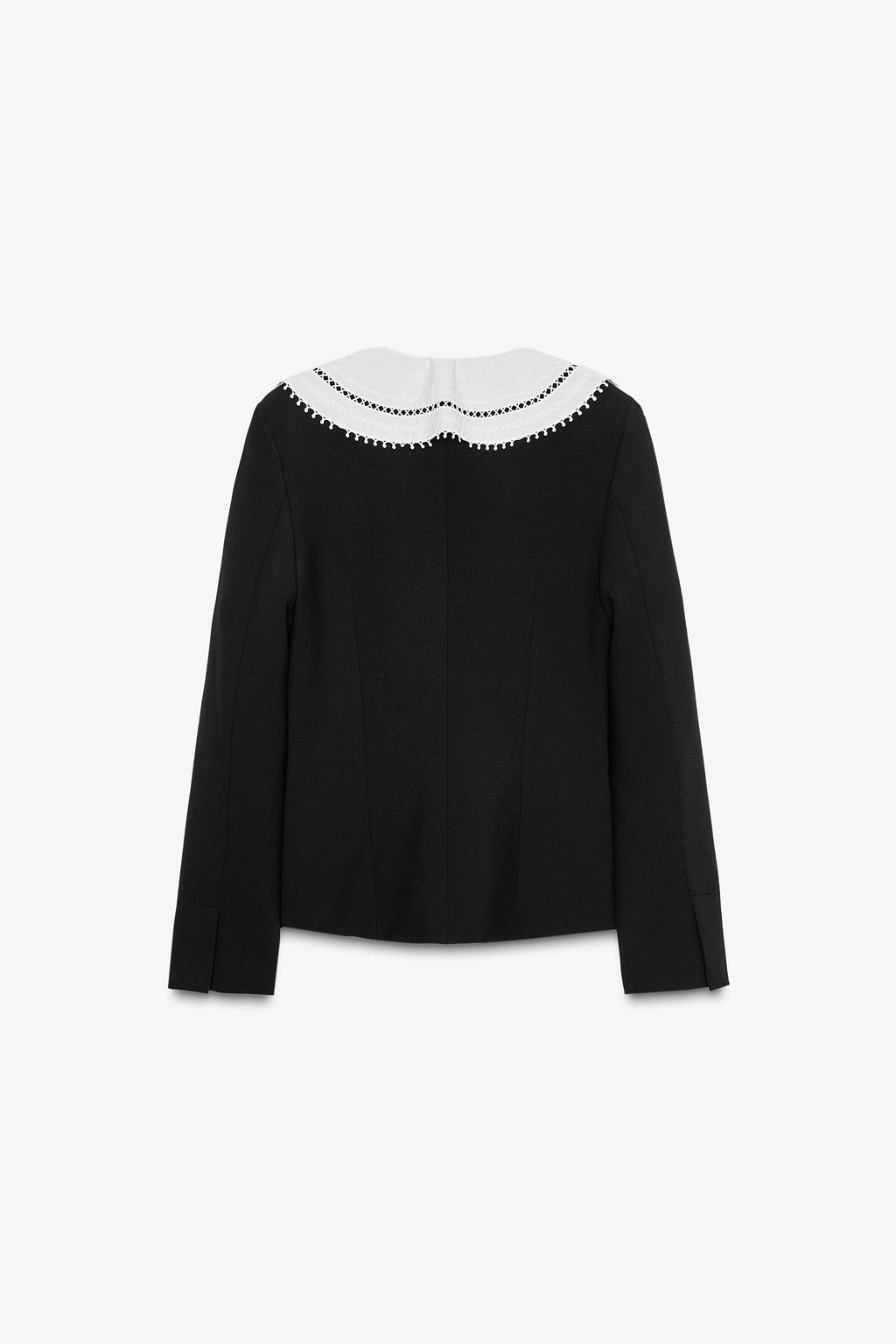 CONTRAST DETACHABLE COLLAR BLAZER - Zara фото 7