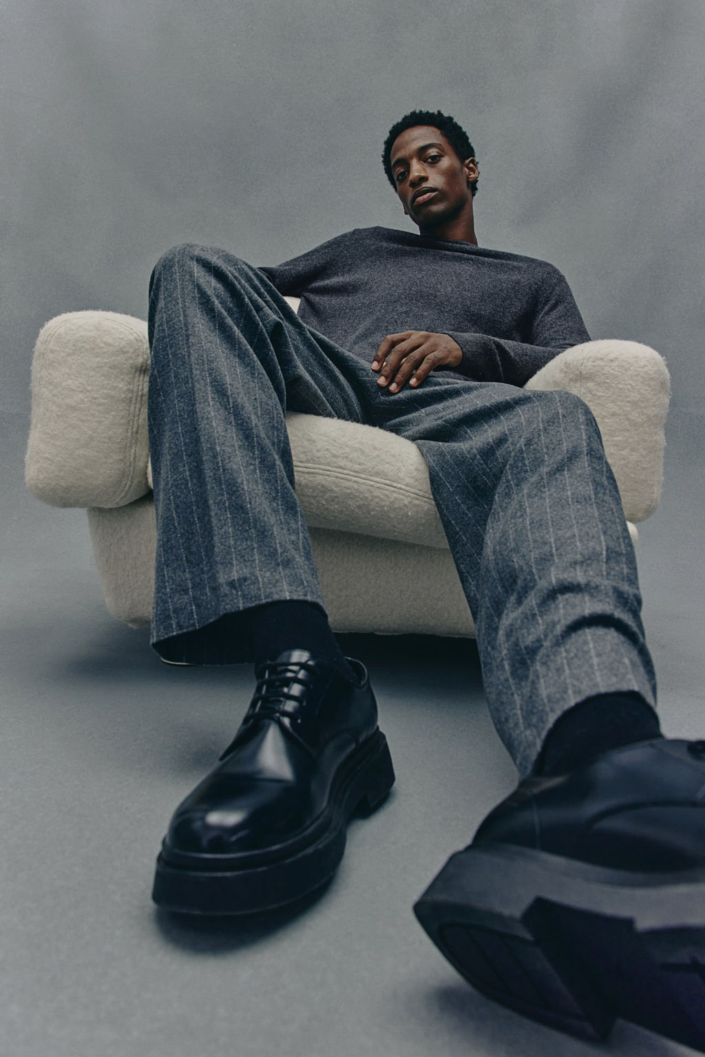 Regular Fit Cashmere jumper - H&m фото 5