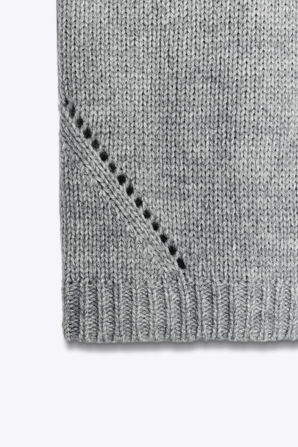 OVERSIZED KNIT SHORT SLEEVE SWEATER - Zara фото 7