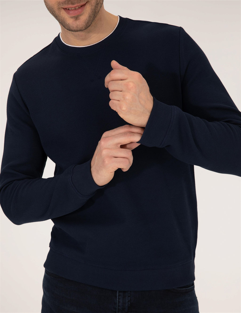 Lacivert Sweatshirt - Pierre cardin фото 6