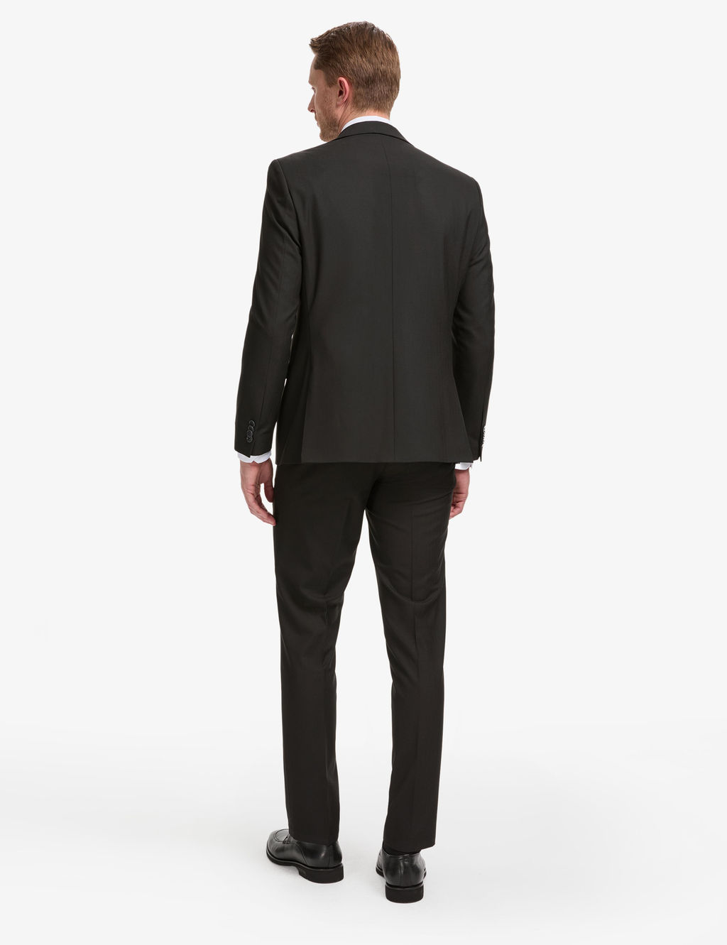 Siyah Slim Fit Tak_m Elbise