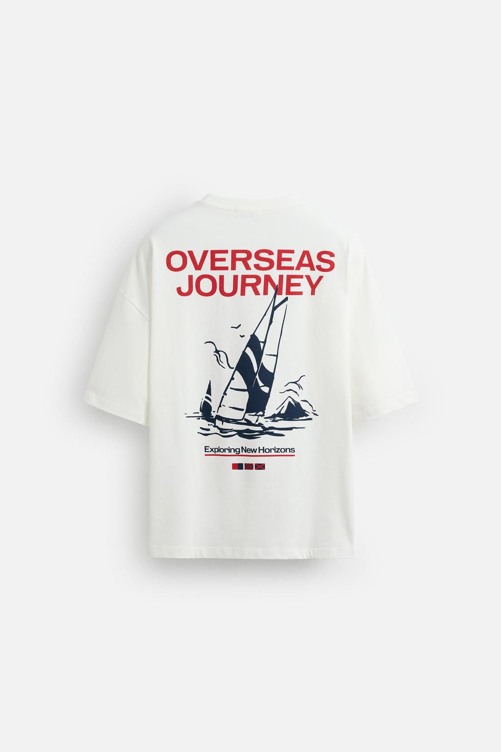 NAUTICAL PRINT T-SHIRT - Zara фото 8