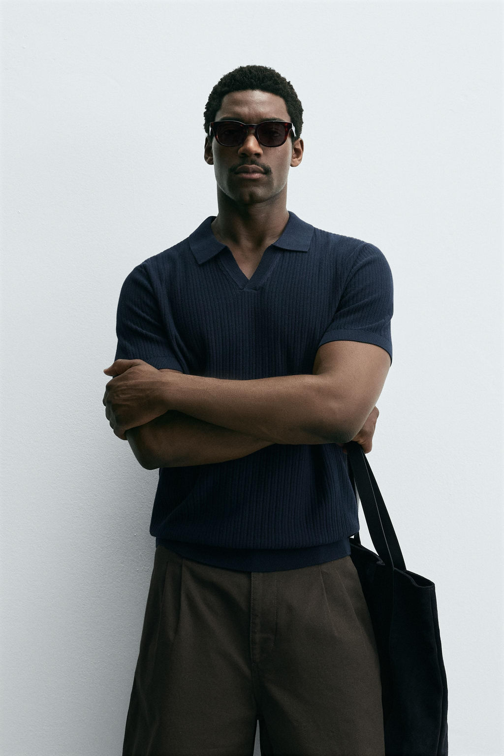 RIB KNIT POLO SHIRT - Zara фото 2