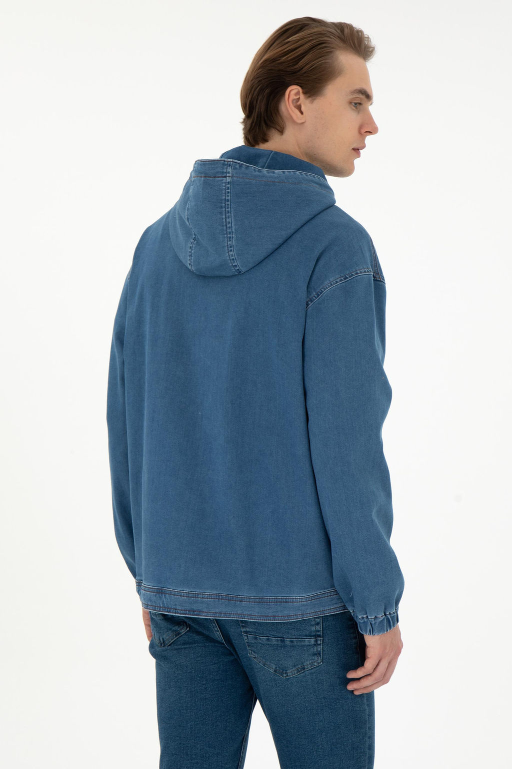 Мужская синяя джинсовая рубашка Неожиданная скидка в корзине - U.s. polo assn фото 5