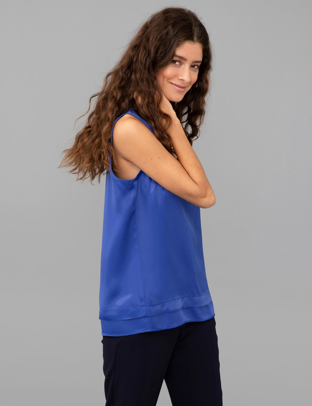 Sax Saten Kolsuz Bluz - Pierre cardin фото 3