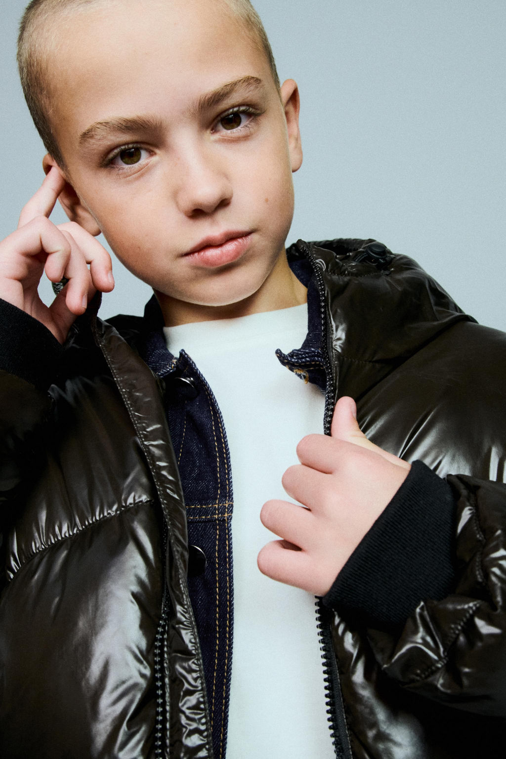 WATER-REPELLENT QUILTED COAT WITH HOODIE - Zara фото 13