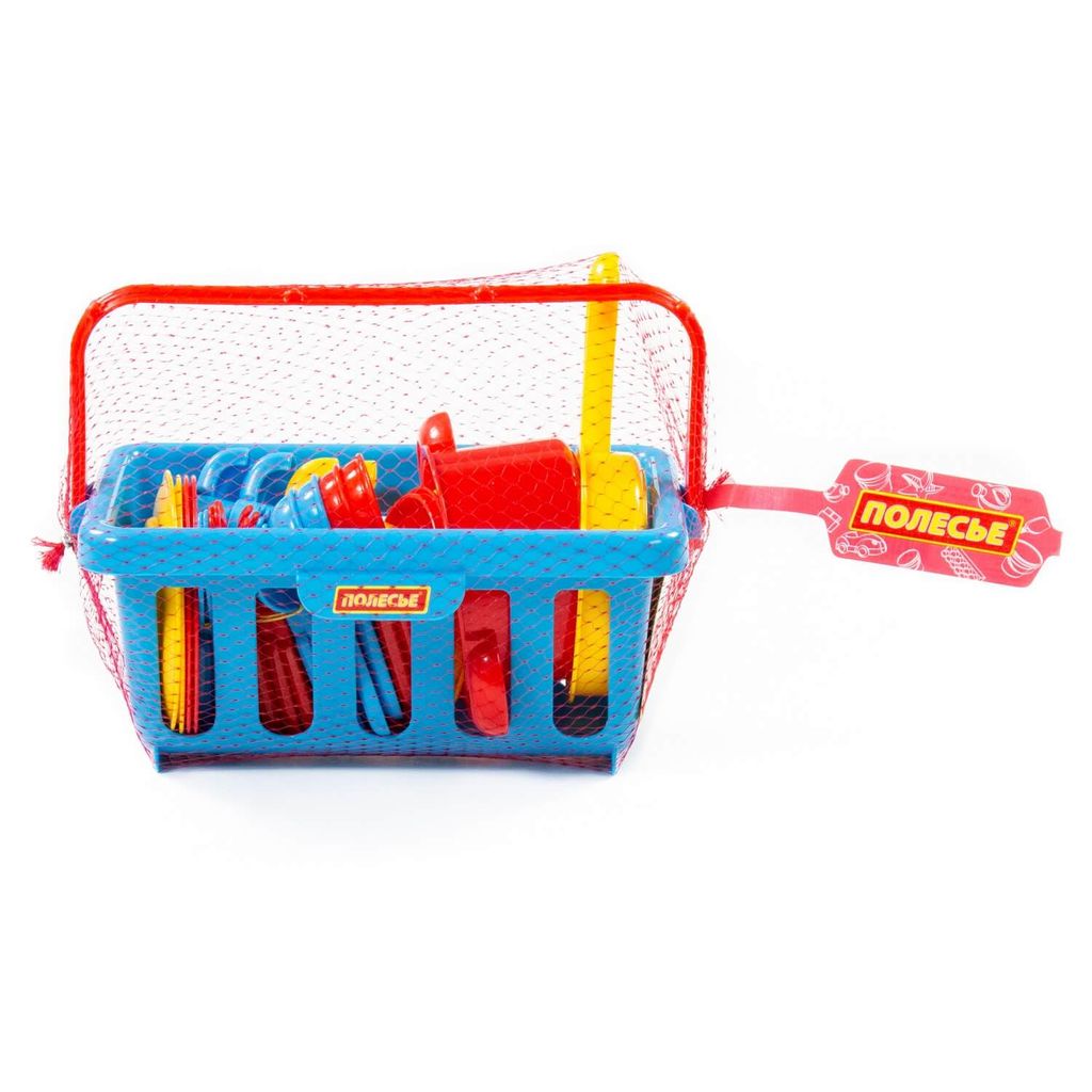 Набор детской посуды TOP chef с корзинкой №2 на 4 персоны (в сеточке) - Полесье фото 10