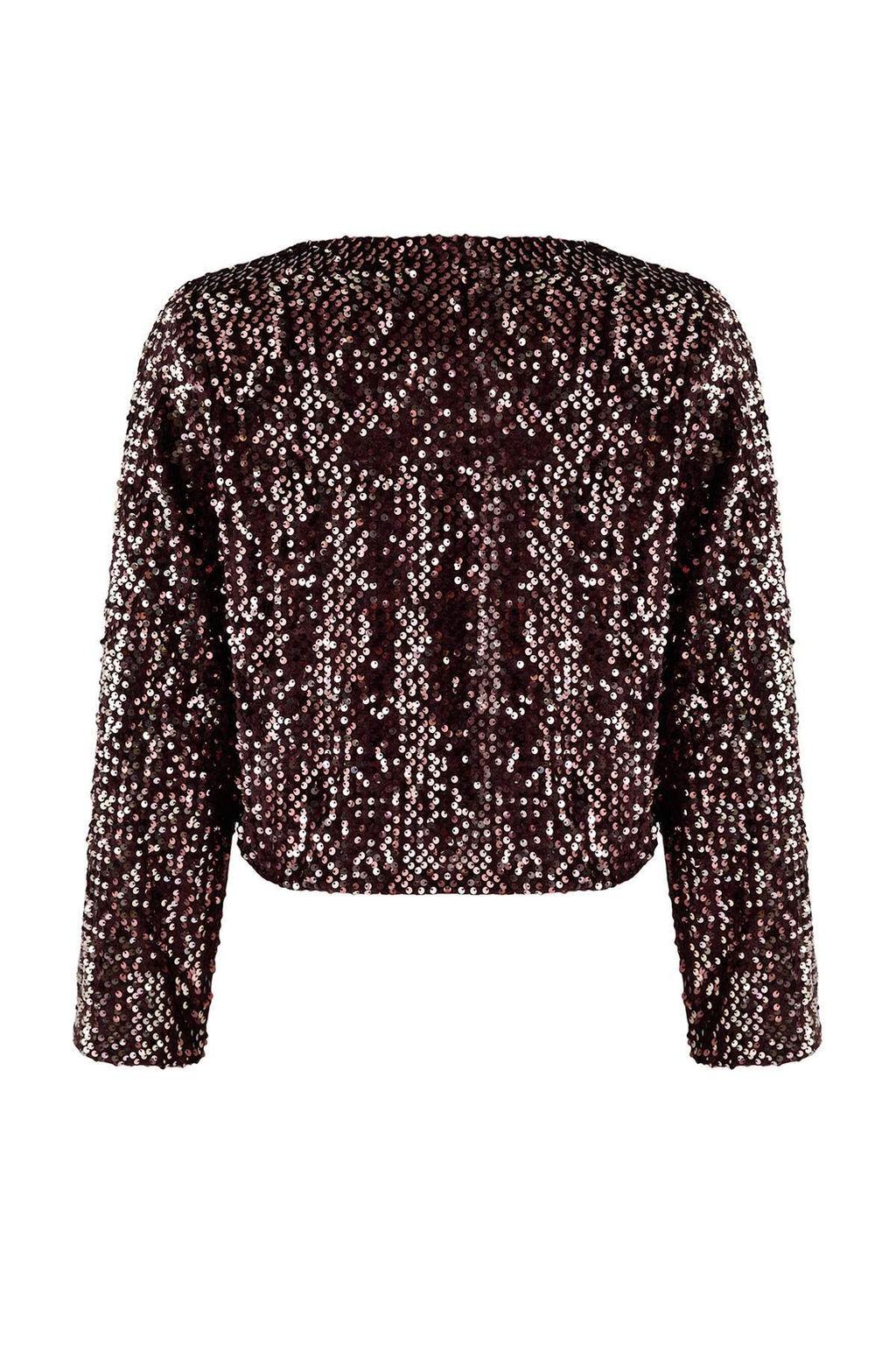 Kahverengi Onden Baglamal? Payet Ceket TPRAW26CE00001