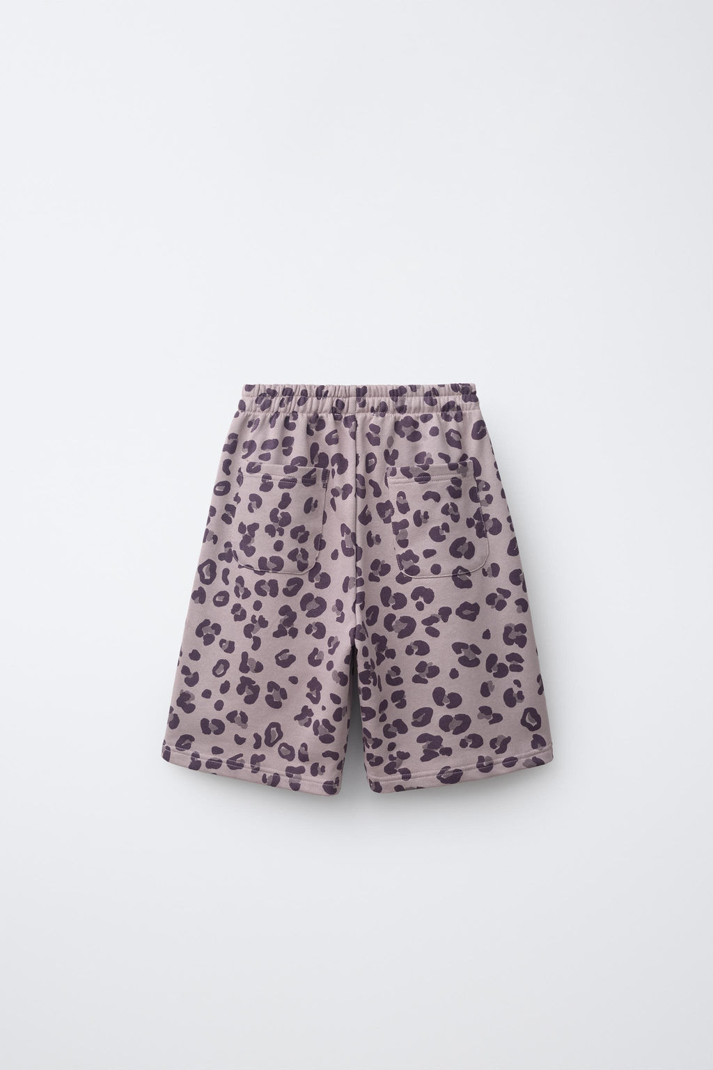 BERMUDA FELPA ANIMAL PRINT / Morado - Zara фото 5