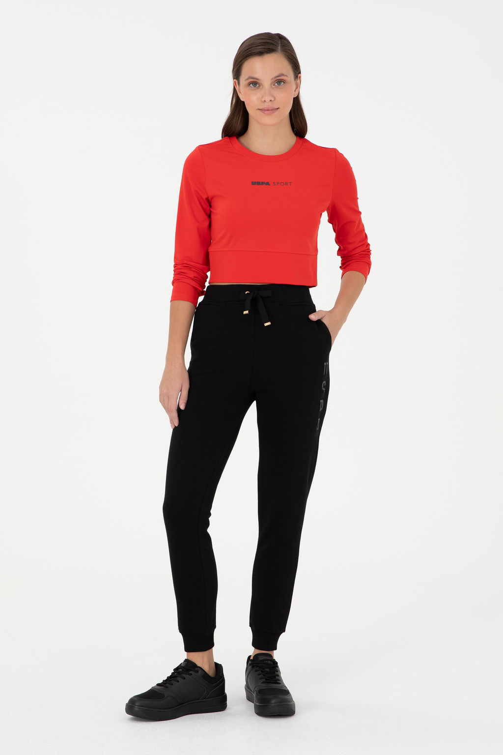 Женские черные спортивные штаны Неожиданная скидка в корзине - U.s. polo assn фото 3