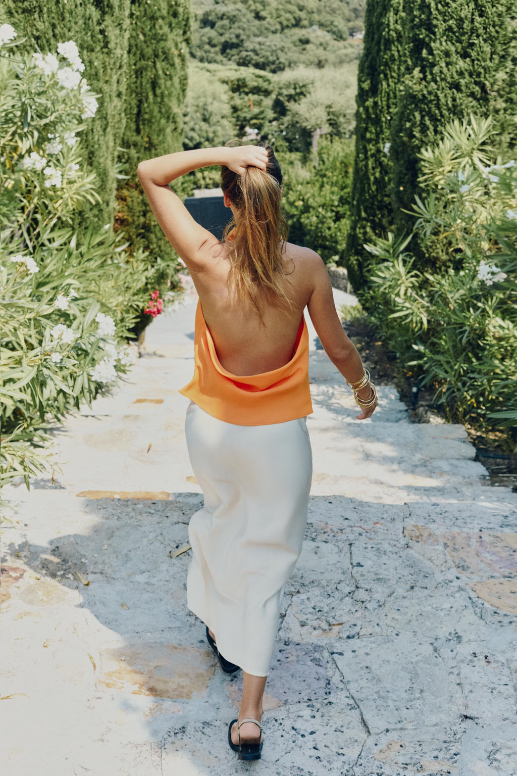 SATIN HALTER TOP - Zara фото 3