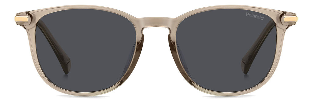 Солнцезащитные очки POLAROID PLD 4187/G/S/X Бежевый, мужские фото 2
