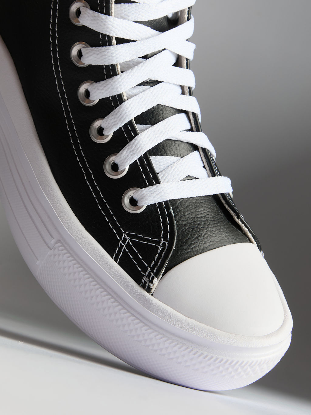 Женские высокие кеды CONVERSE CHUCK TAYLOR ALL STAR MOVE PLATFORM Артикул 3700868, черный  фото 6