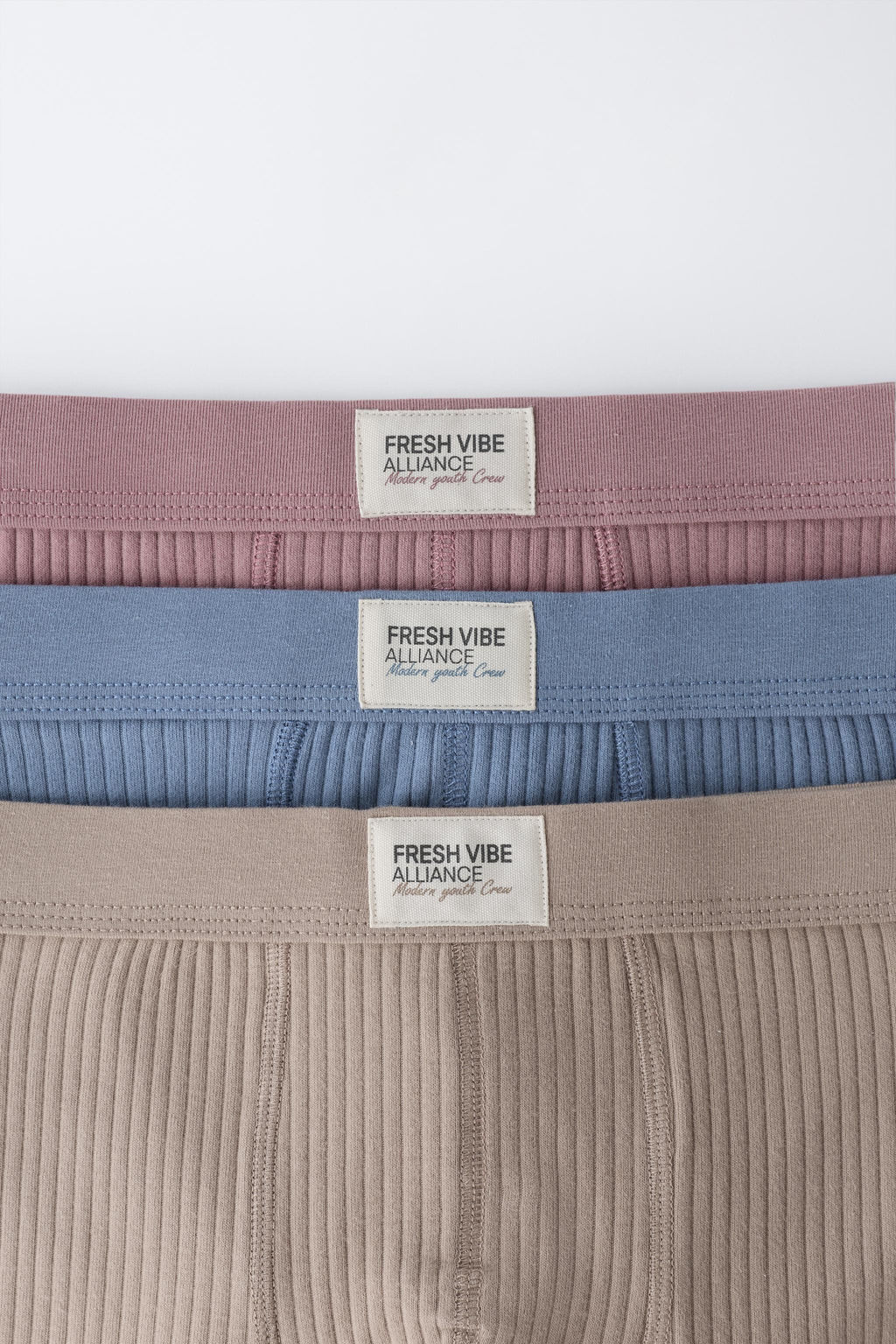 6-14 A?OS/ PACK TRES B?XERS RIB ETIQUETA / Multicolor - Zara фото 2