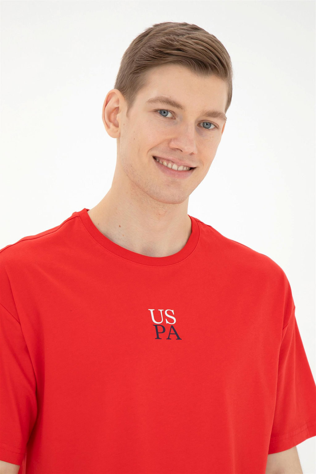 Мужская красная футболка - U.s. polo assn фото 2