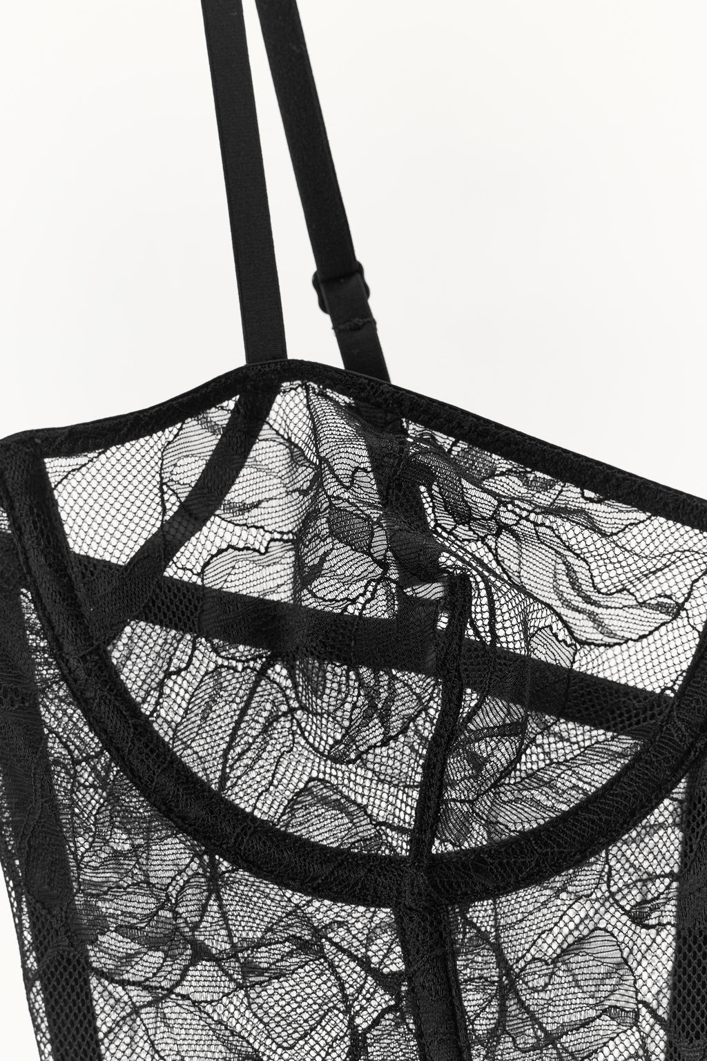 UNDERWIRED LACE CORSET - Zara фото 8