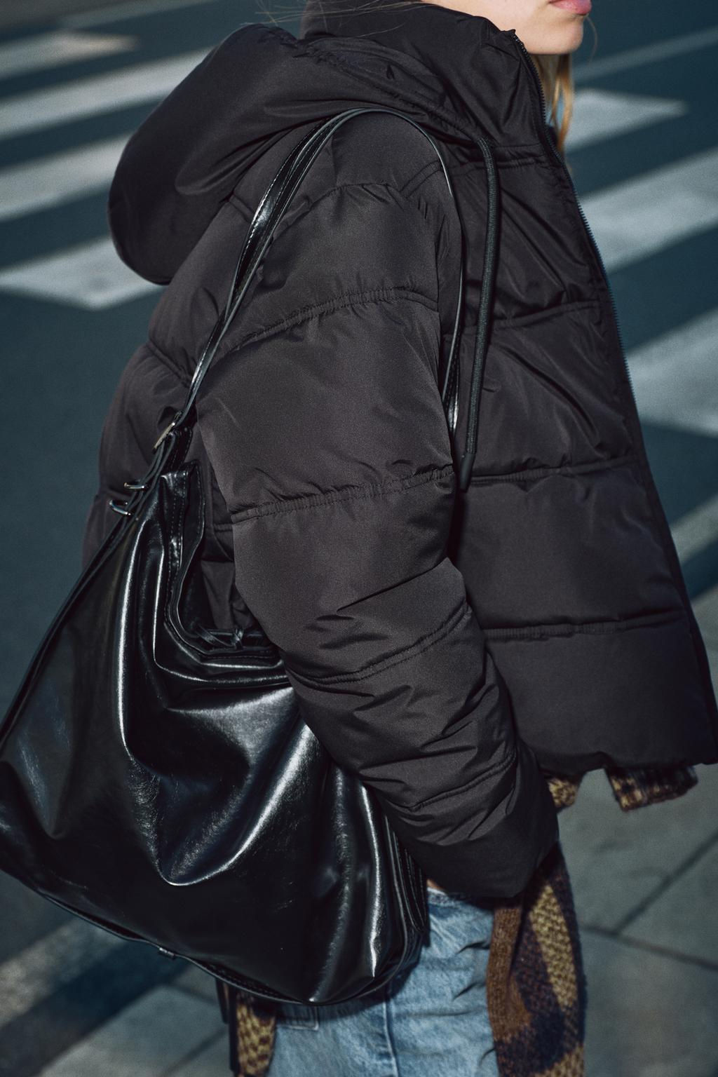WATER AND WIND PROTECTION SHORT PUFFER ANORAK - Zara фото 8