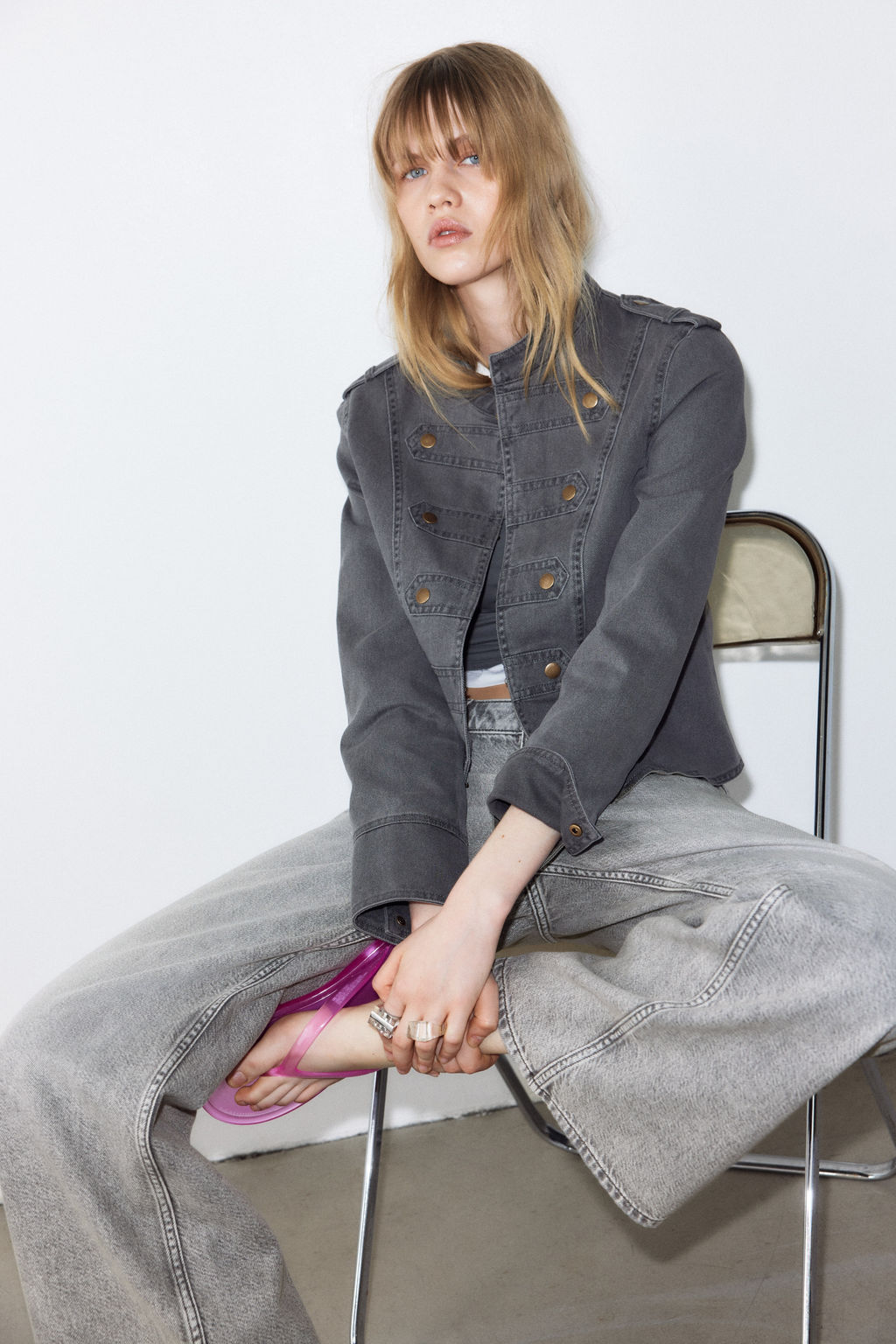 Baggy Regular Waist Jeans - H&m фото 13