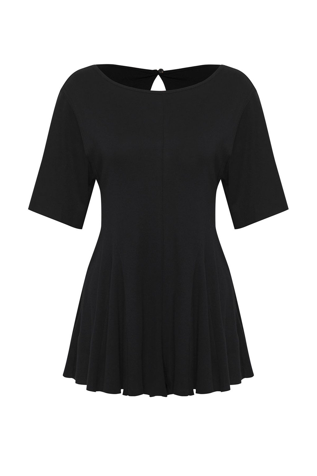 Plaj Giyim Siyah Orme Mini Tulum TBESS25TU00001