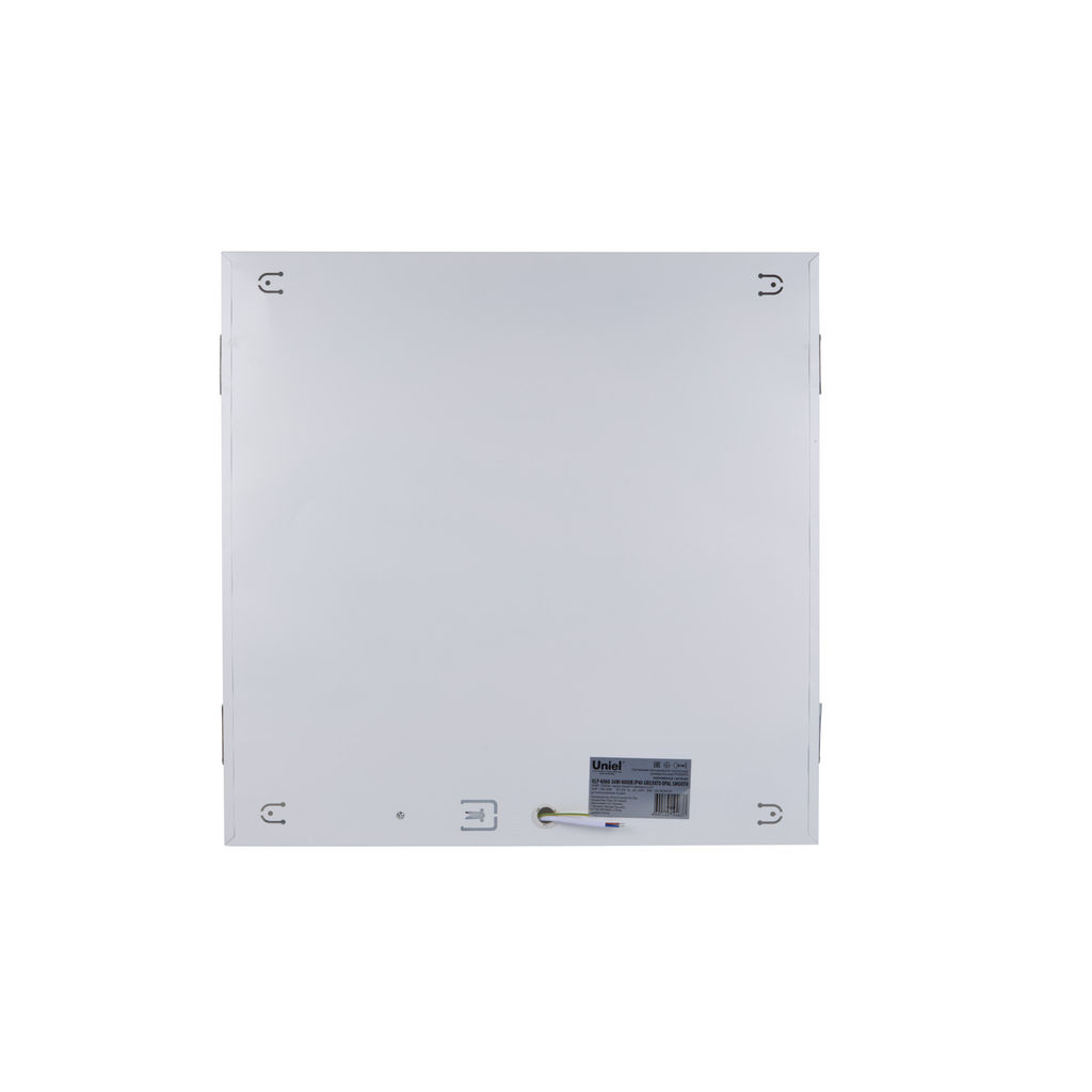 ULP-6060-36W/4000К IP40 GRILYATO OPAL SMOOTH Светильник светодиодный потолочный универсальный. Белый равномерный свет (4000K). 4200Лм. 588X588x25мм. Корпус белый. В комплекте с и/п. ТМ Uniel