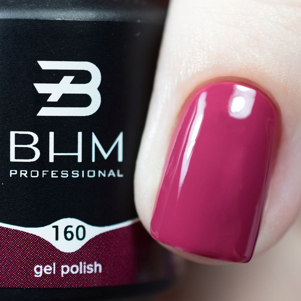 BHM Professional Гель-лак для ногтей, 160, 7 мл 160  фото 2