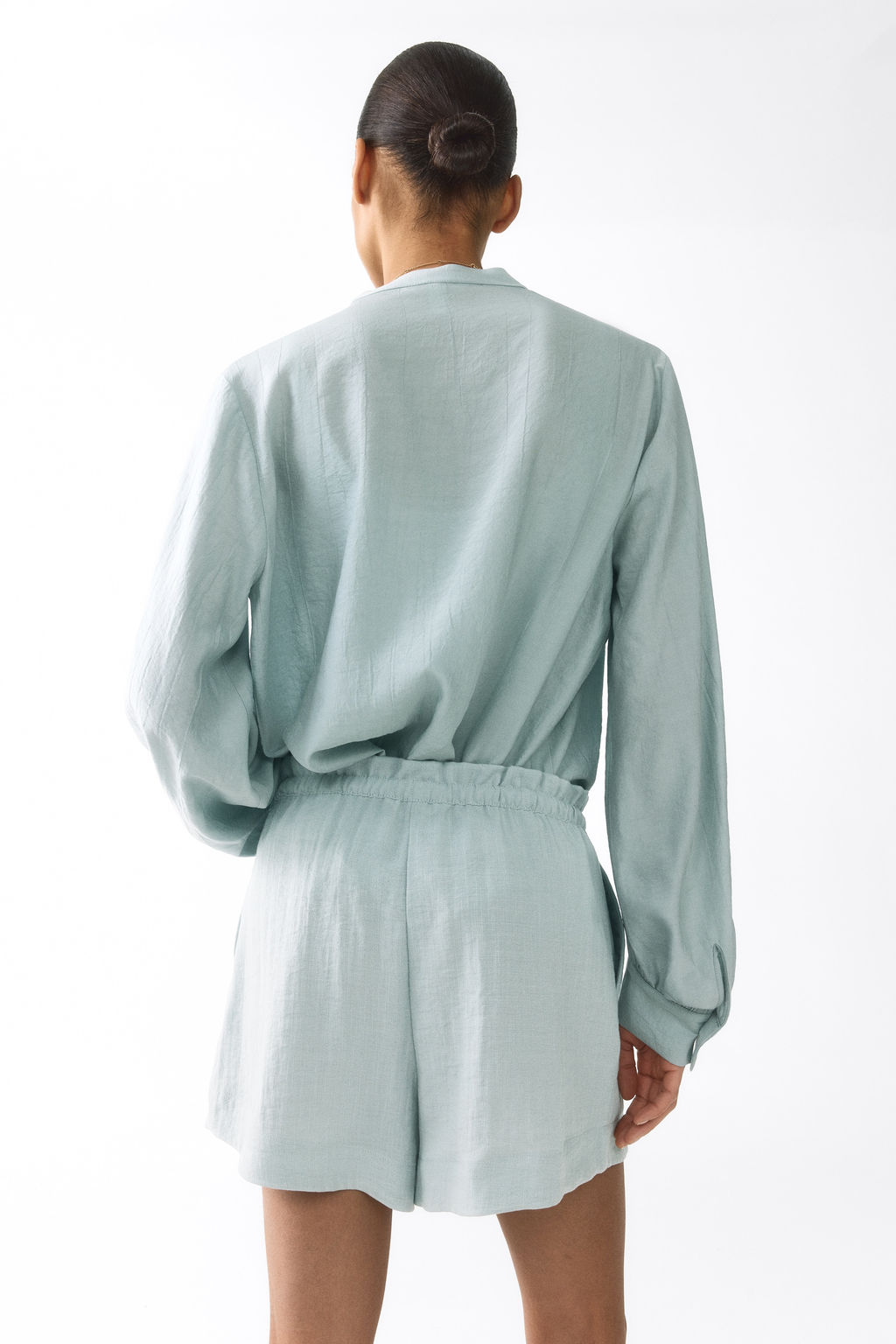 Pantal?n corto con cord?n de ajuste - H&m фото 9