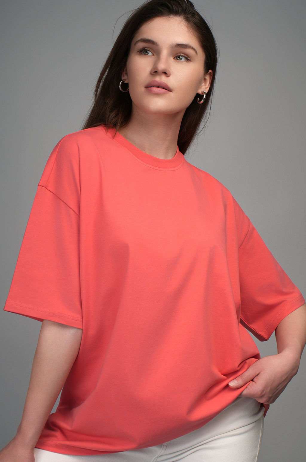 Женская футболка оверсайз Happyfox