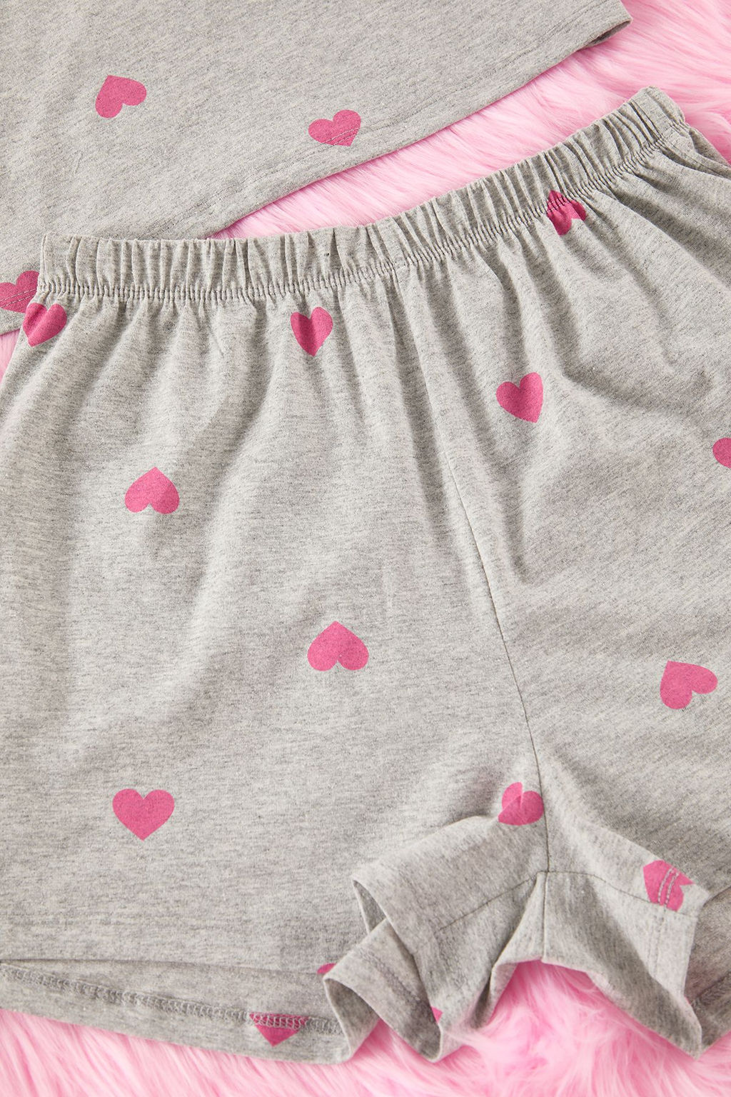 Trendyolmilla Pembe %100 Pamuklu Kalpli Sortlu Orme Pijama Tak?m? THMSS24PT00029 фото 6