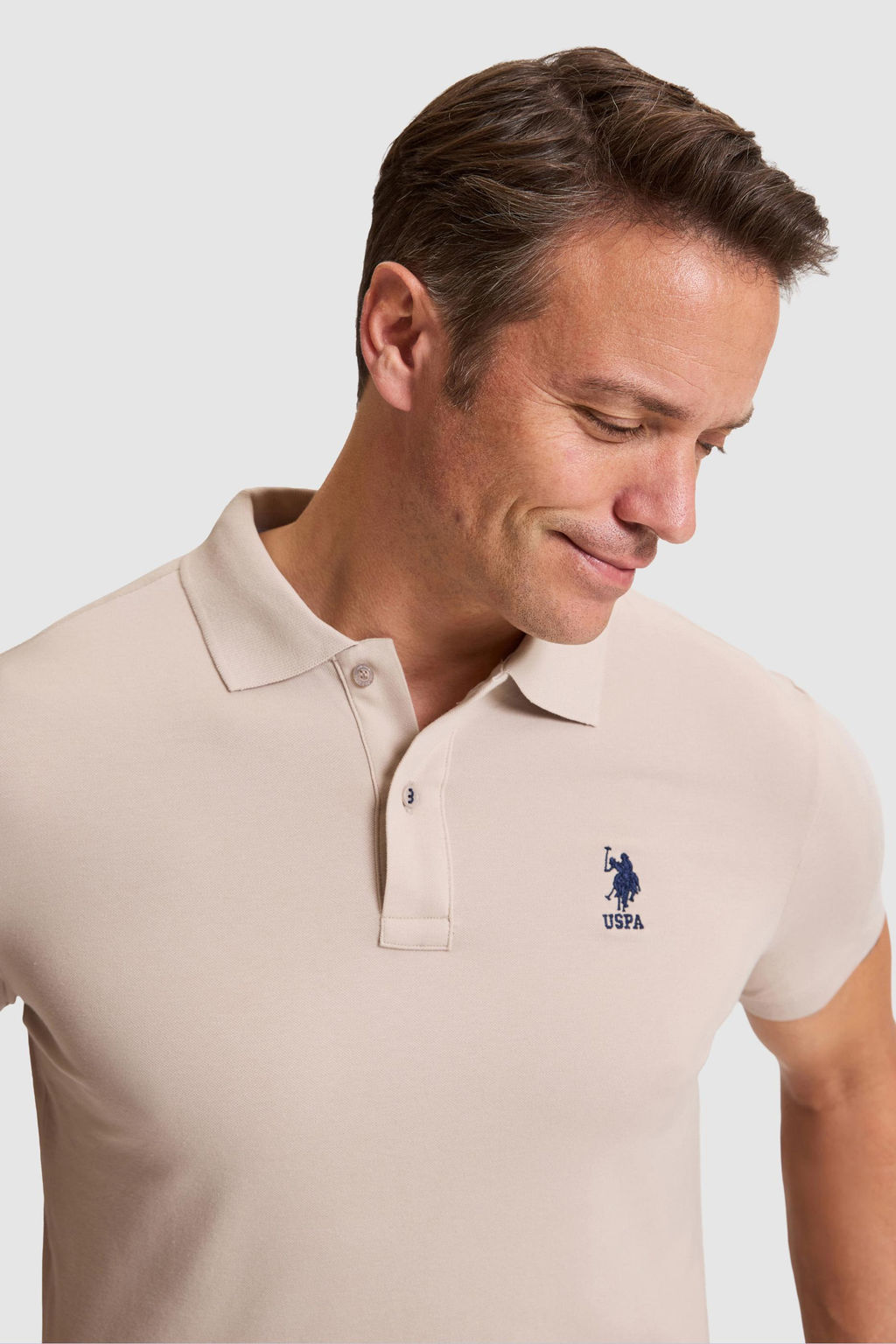 Erkek Ta_ Slim Fit Polo Yaka Basic Ti__rt